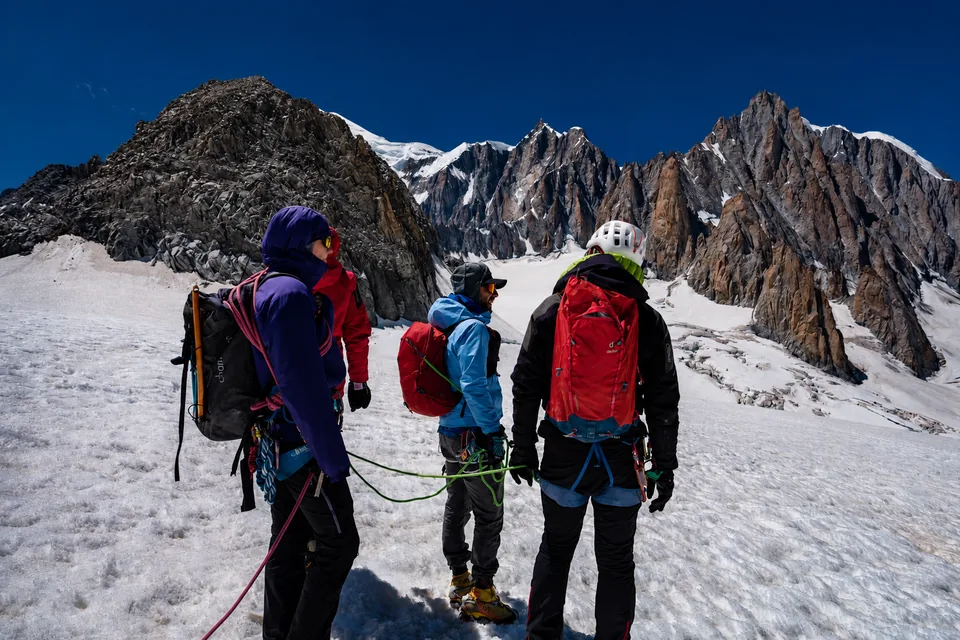 Acces Mont Blanc Glacier