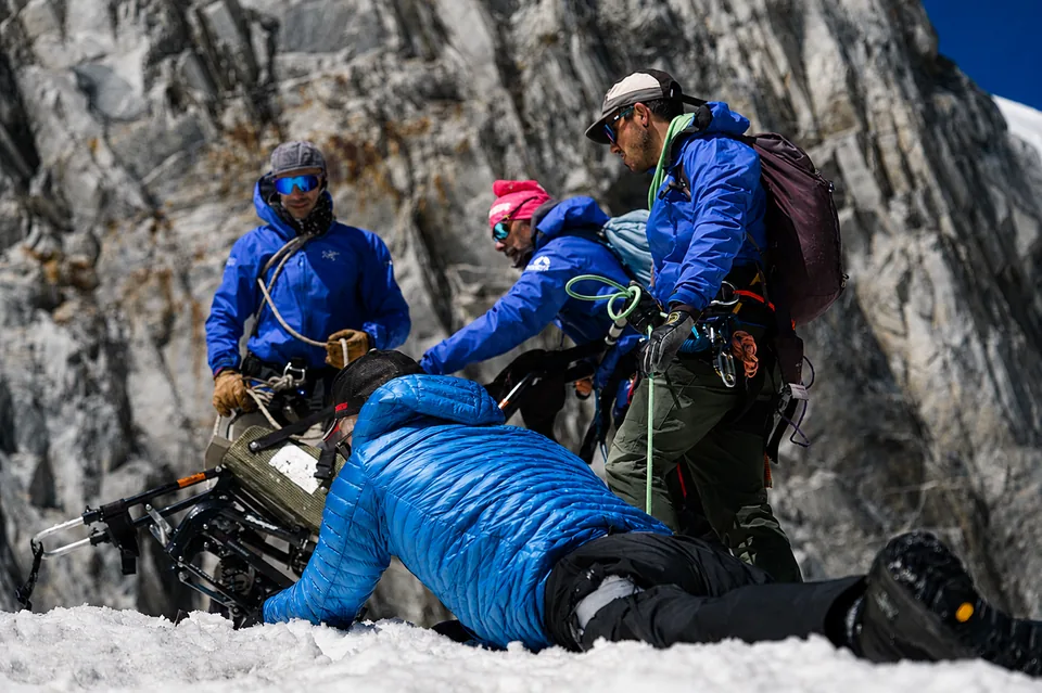 Acces Mont Blanc Glacier
