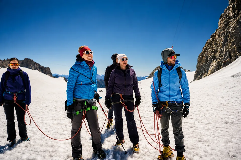Acces Mont Blanc Glacier