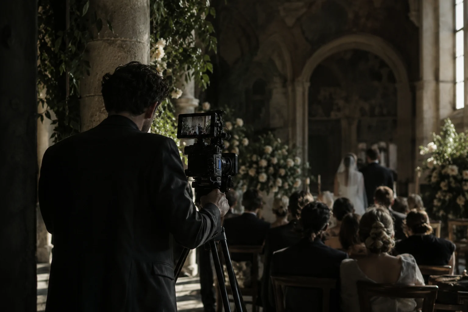 Un regard de cinéma sur les détails d’un mariage.